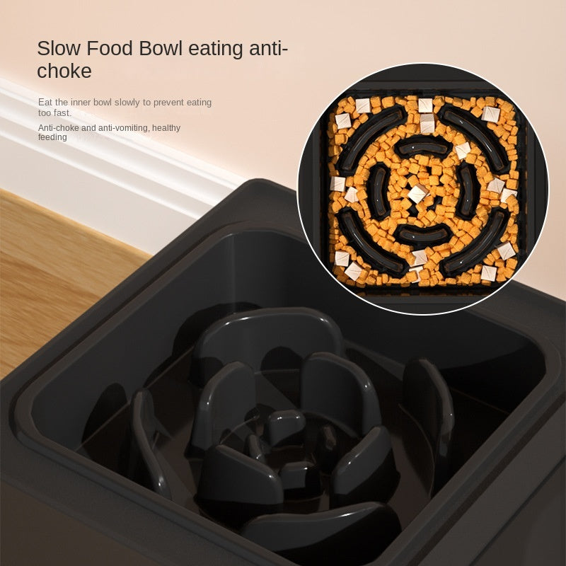 ElevateFeast™ Adjustable Double Dog Bowl