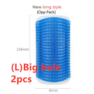 Cat Self-Grooming Brush – Wall-Mounted Massage & Hair Removal Tool