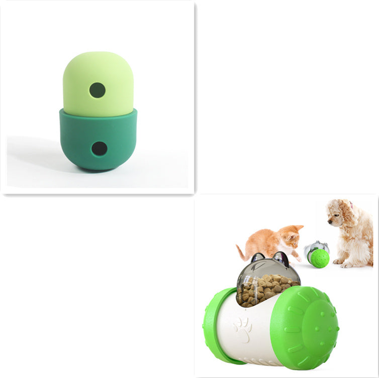2-in-1 Dog Toy Ball – Durable Silicone Chew & Interactive Pet Play Toy