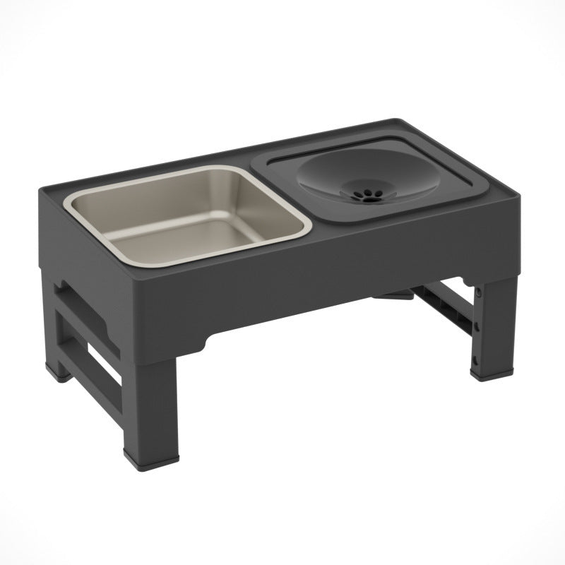 ElevateFeast™ Adjustable Double Dog Bowl