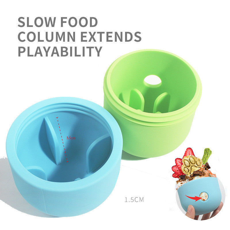 2-in-1 Dog Toy Ball – Durable Silicone Chew & Interactive Pet Play Toy