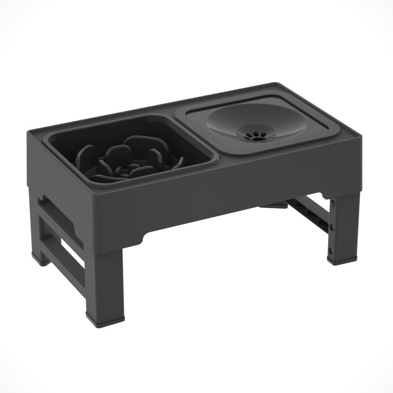 ElevateFeast™ Adjustable Double Dog Bowl