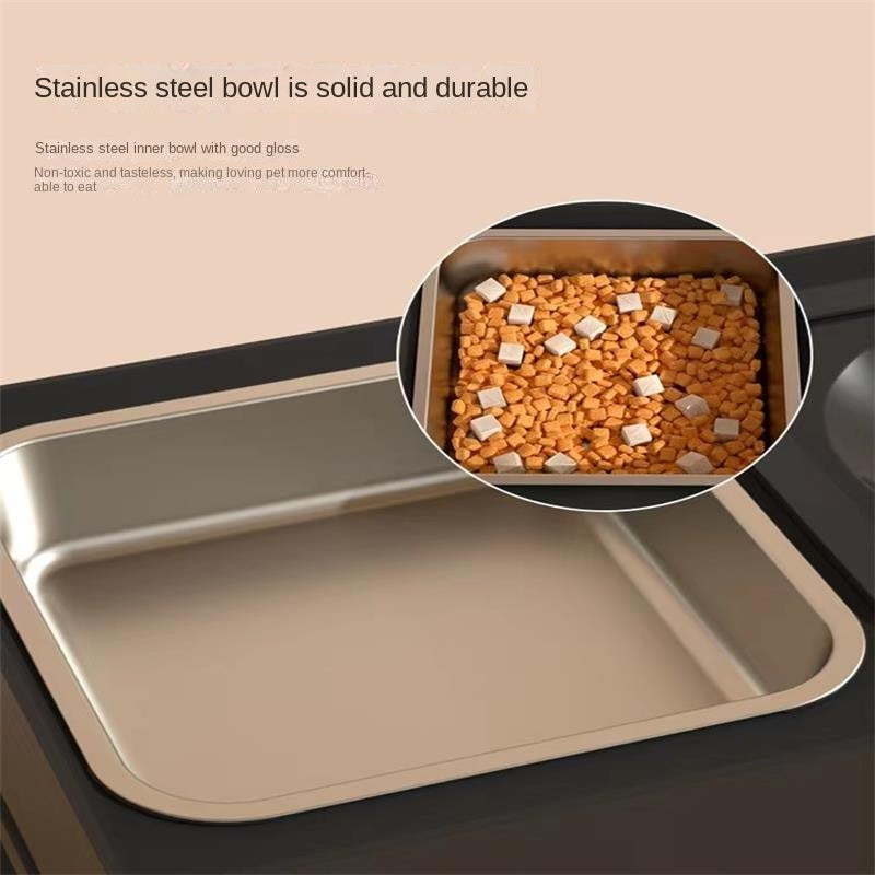 ElevateFeast™ Adjustable Double Dog Bowl
