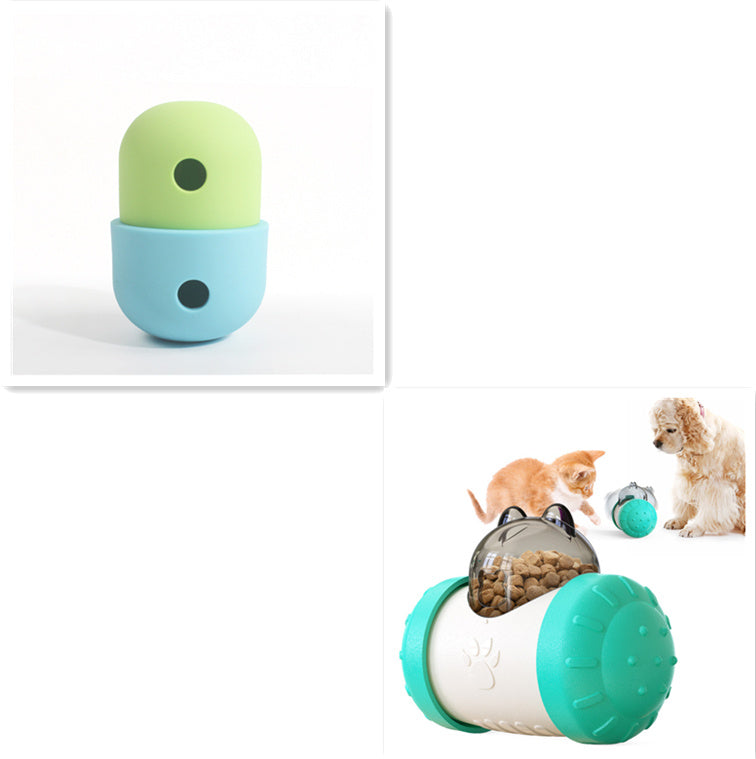 2-in-1 Dog Toy Ball – Durable Silicone Chew & Interactive Pet Play Toy
