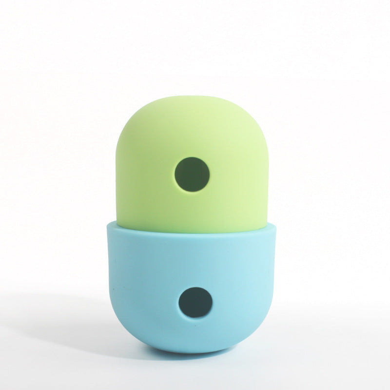 2-in-1 Dog Toy Ball – Durable Silicone Chew & Interactive Pet Play Toy