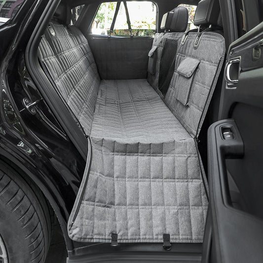 Vehicle-Mounted Pet Mat – Waterproof & Dirt-Resistant Rear Seat Cover
