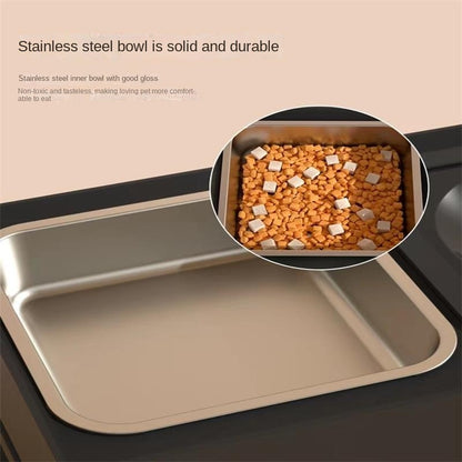 ElevateFeast™ Adjustable Double Dog Bowl